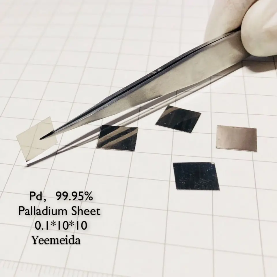 

Palladium Metal Pd foil 10*10*0.1 mm