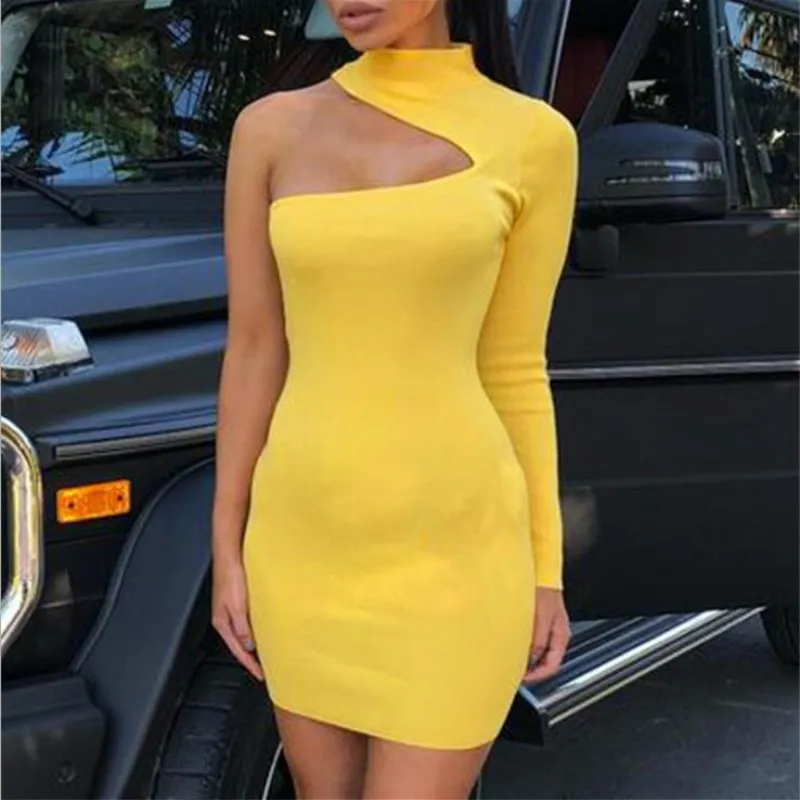 2018 сексуальное осеннее женское платье с открытыми плечами праздничное