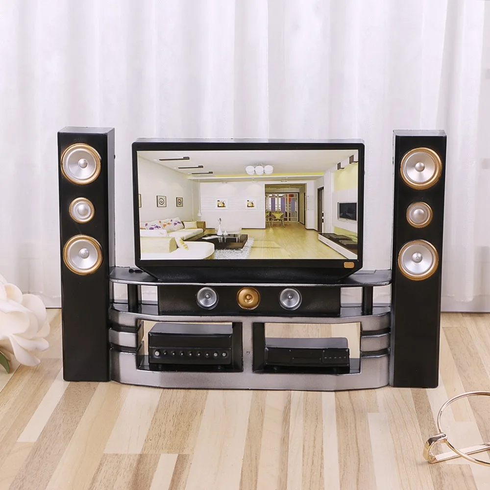 1 шт. Детская кукла пластиковая мебель для дома аксессуары ТВ театральный