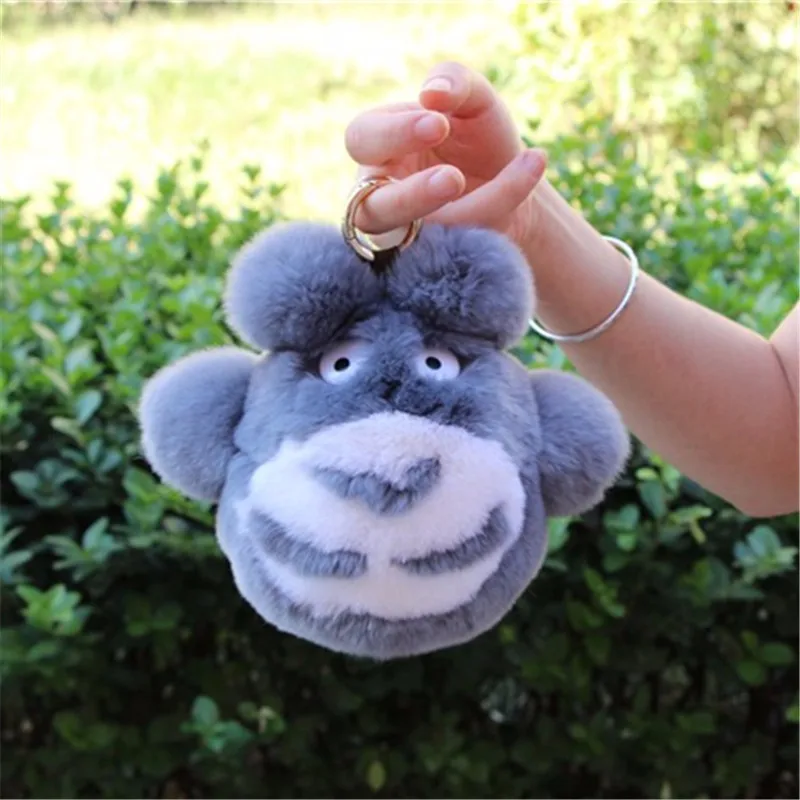 2018 Новая высококачественная кожаная кукла брелок для ключей из кроличьей шерсти