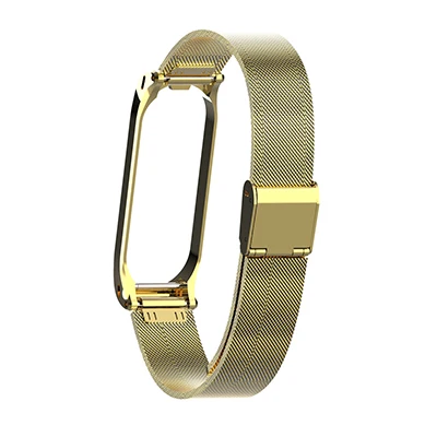 Style 3 Gold Умный браслет на запястье, ремешок для Xiaomi mi Band 3, 4, mi Band 4, 3, металлический браслет из нержавеющей стали, ремешок на запястье mi 4, Band 4, Pulseiras - Цвет: Style 3 Gold