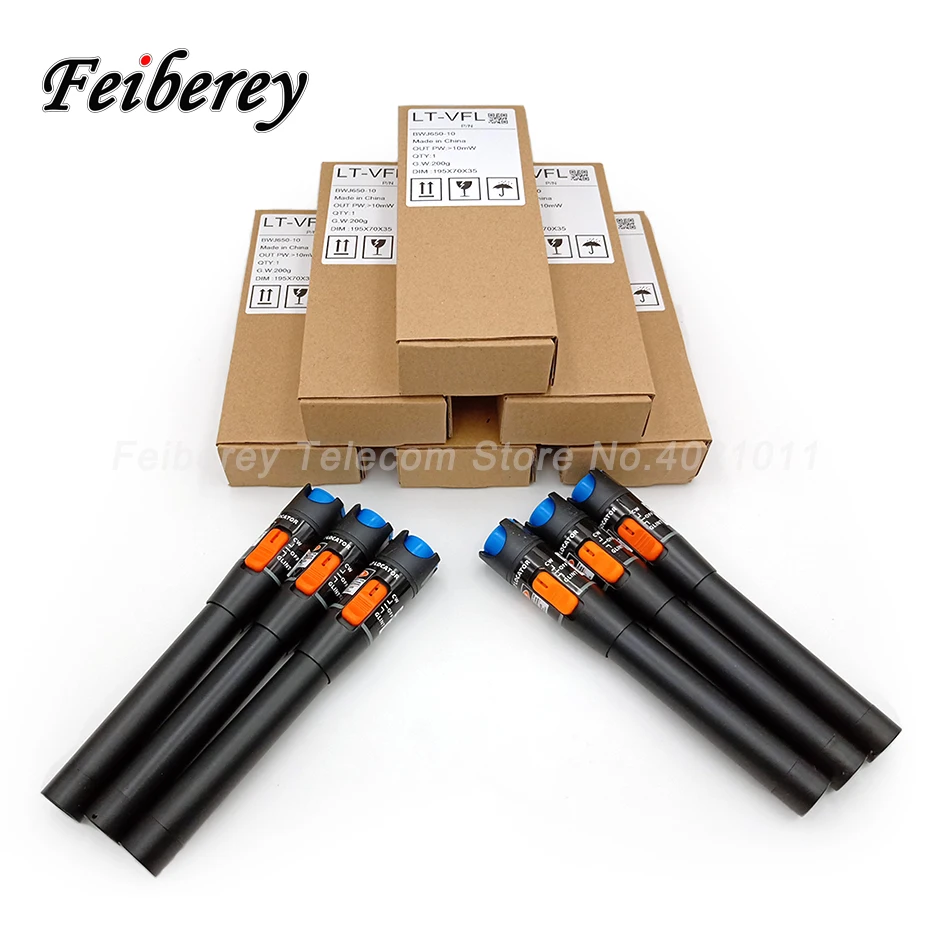 

650nm 20mW FTTH VFL Visual Fault Locator Fiber Optic Cable Break Point Detector Optical Fiber Red Laser Source FTTH Hand Tool