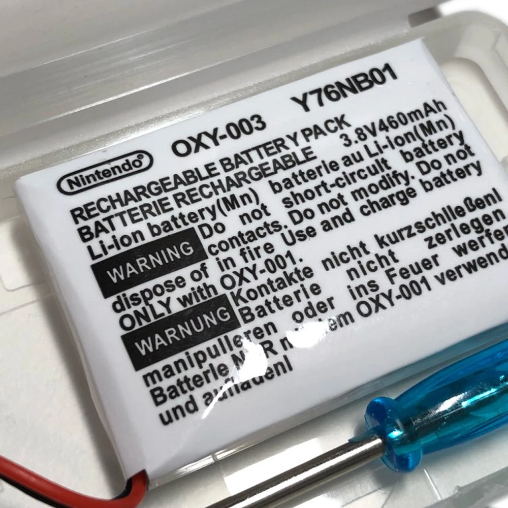 3 8 V 460mAh перезаряжаемый литий ионный аккумулятор Набор для G B M игры мальчик
