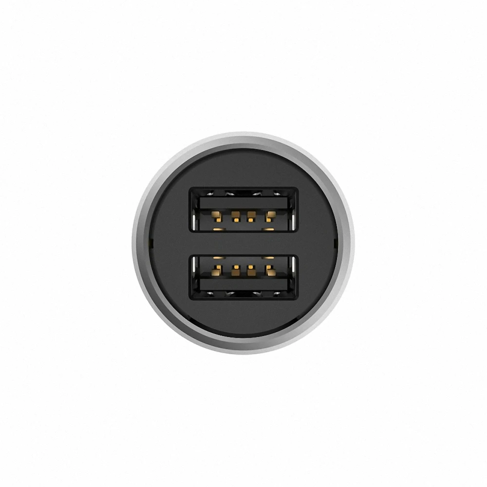 Новейшее автомобильное зарядное устройство Xiaomi QC3.0 металлическое быстрое с
