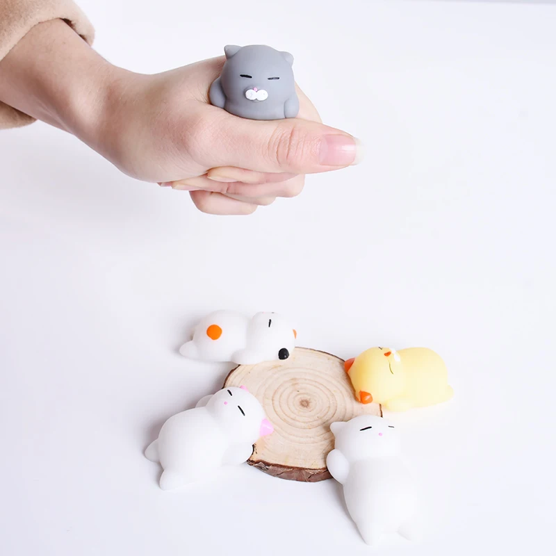 3D милые мягкие кошки игрушки телефон ремешок для мобильного телефона Kawaii Зефир