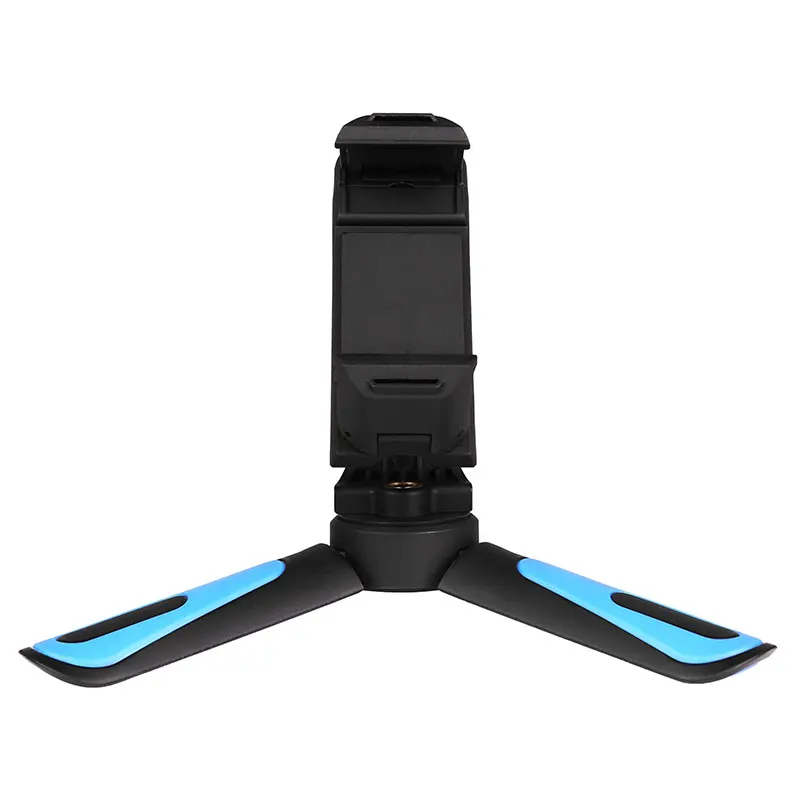 blue KINGJOY Officia KT-18 Штатив для телефона мини штатив для мобильного телефона Подставка держатель камеры стабилизатор гибкая головка угол наклона - Цвет: blue