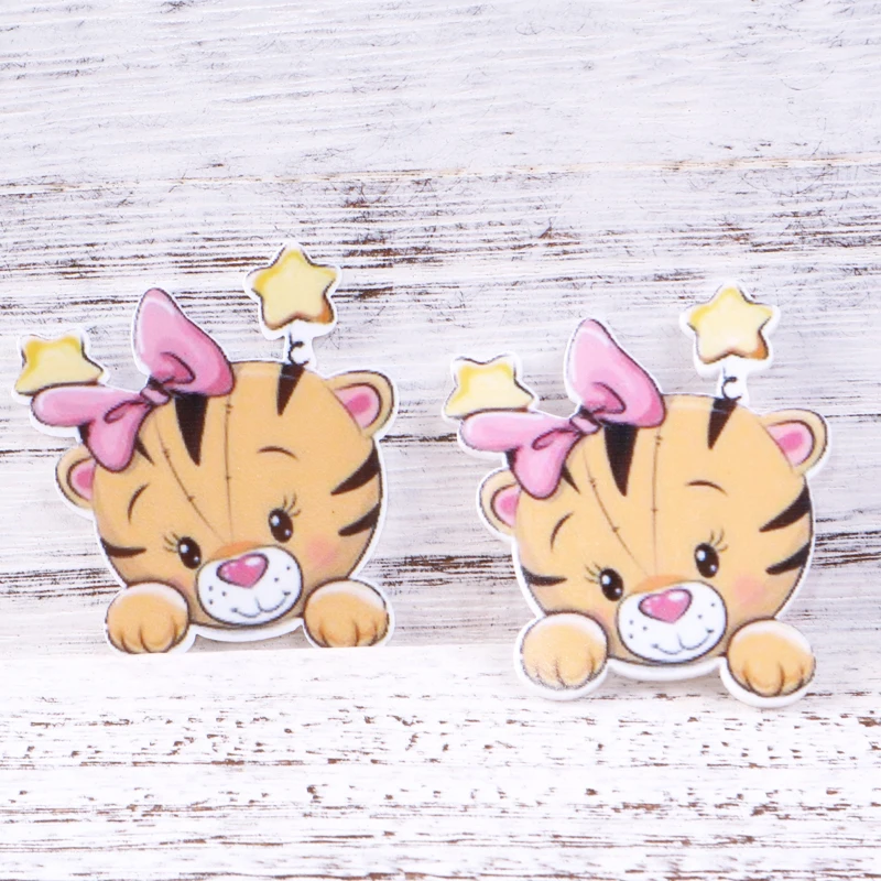 Давид аксессуары девушки праздник животных Хэллоуин плоское украшение из смолы