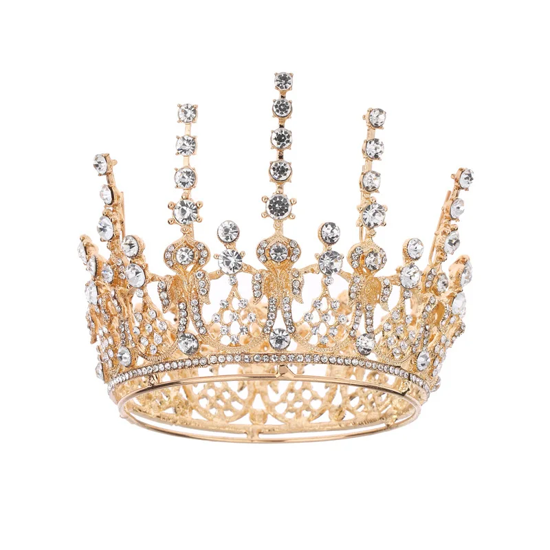 Роскошная Серебряная Хрустальная свадебная корона и тиары jaevini с серьгами