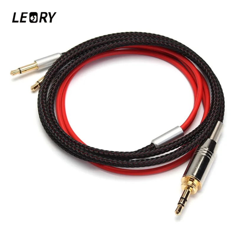 Сменный аудиокабель LEORY для наушников Meze 99 classic/Focal Elear красный кабель 1 2|cable for