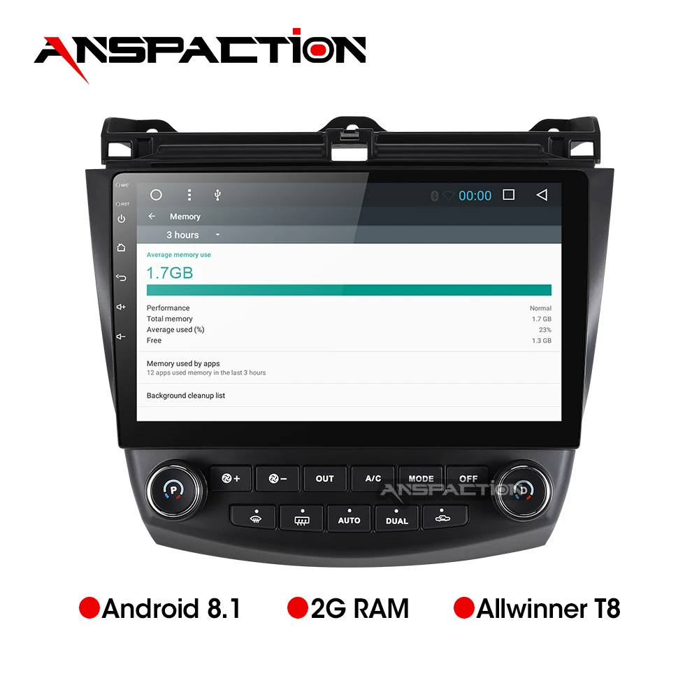 OctaCore android 8 1 автомобильный dvd gps навигатор плеер для Honda Accord 7 2003 2007 Радио Видео