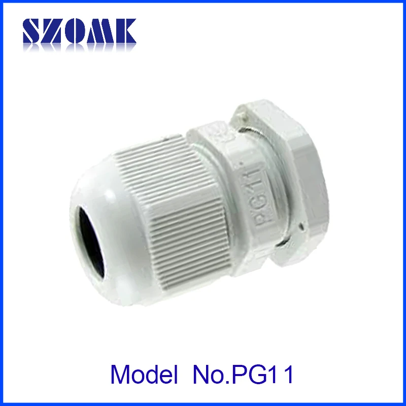 Szomk 2015 горячая Распродажа IP68 Водонепроницаемый PG11 кабельный сальник (100 шт.)