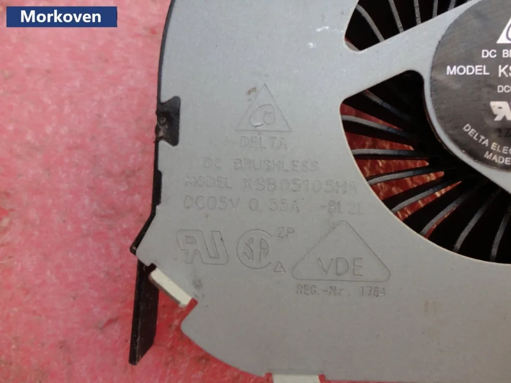 Новый и оригинальный вентилятор ЦП для ноутбука Delta KSB05105HA BL2L охлаждающий