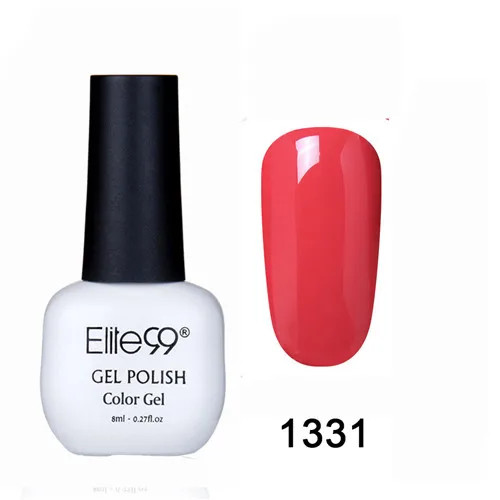 Elite99 8MLUV Гель-лак для ногтей Светодиодный лампа Гель-лак чистые цвета Полупостоянный Гель-лак для ногтей базовый топ - Цвет: 1331