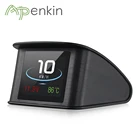 Arpenkin P10 OBD дисплей головы Hud GPS компьютер автомобильный проектор скорости цифровой дисплей скорости датчик температуры диагностический инструмент