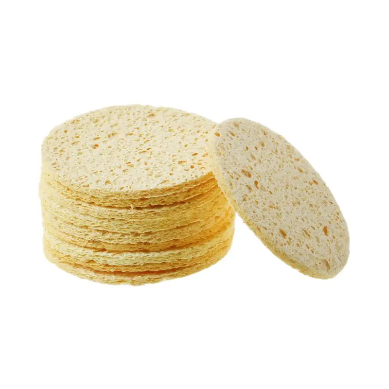 

Compressed Sponge 10pcs High Temperature Resistant Heatstable Solder Thick Sponge Soldering Welding Accessories Soldering Iron C