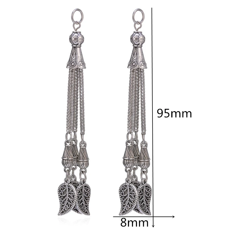 1 пара/2 шт. серьги из цинкового сплава с кисточками подвески подвеска для