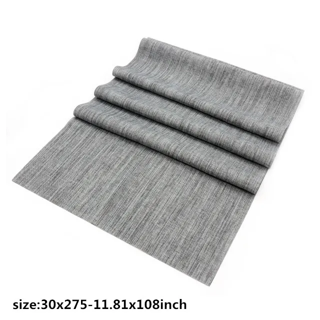 Table runner A 1 шт. имитированный льняной стул с поясом свадебный стул узел украшения современные стулья бант крышка Галстуки банкет вечерние домашний стул Декор - Цвет: Table runner A