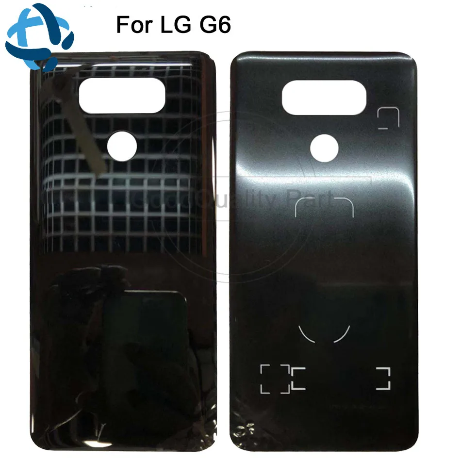 Новый настоящий чехол для LG G6 Задняя стеклянная крышка батареи задняя корпуса LS993