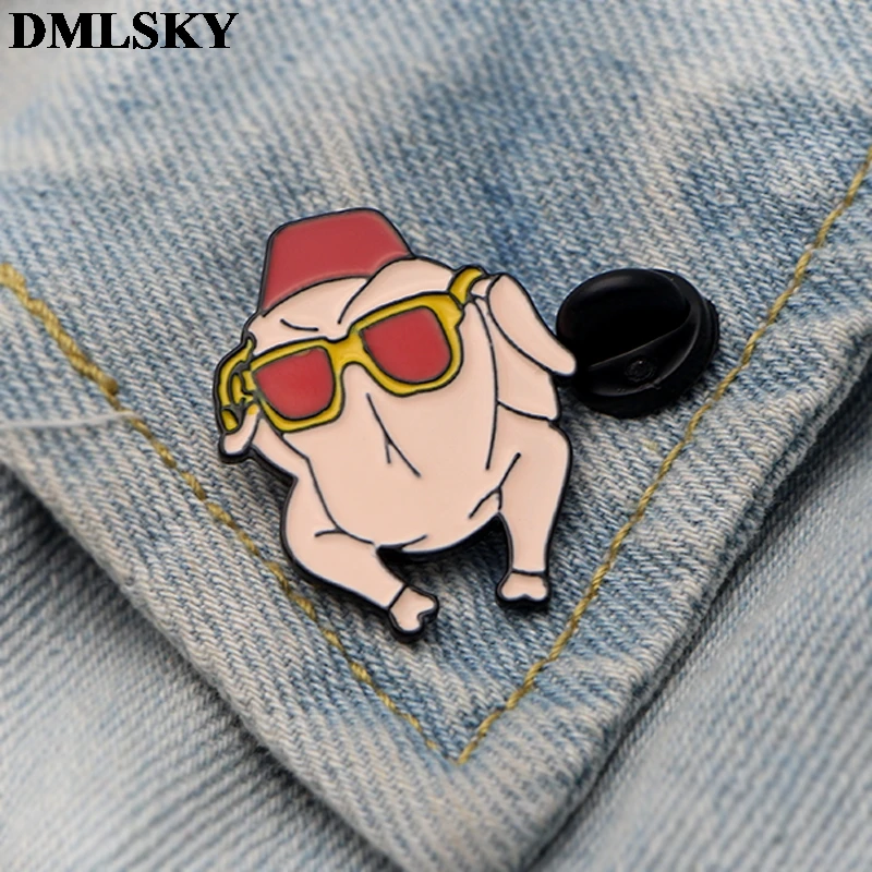 DMLSKY Friends ТВ шоу Турция брошь мультфильм эмаль шпильки для женщин мужчин рюкзак