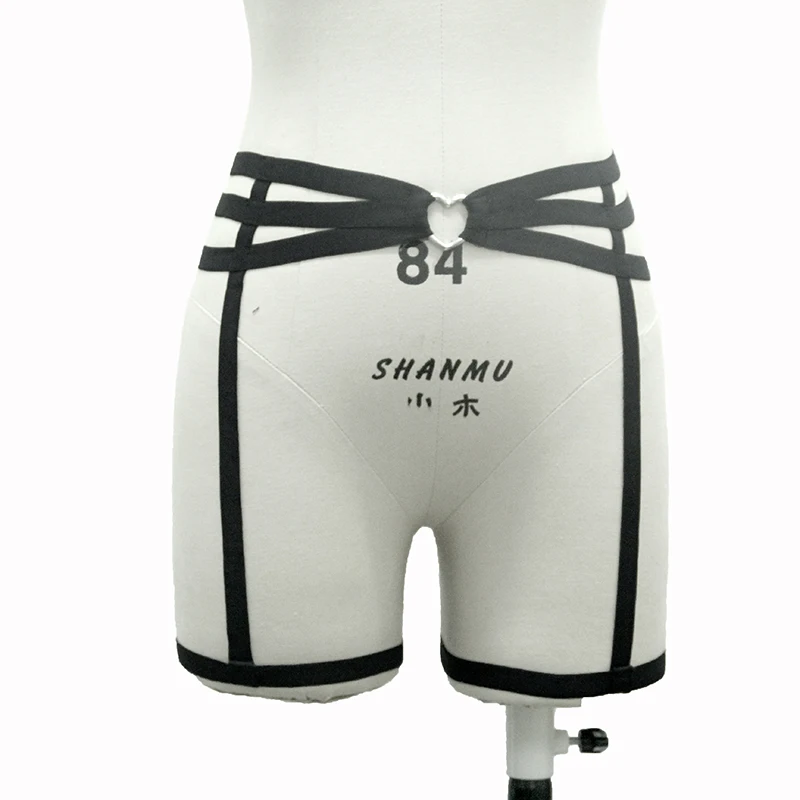 2017 новая мода Пастельная подвеска в готическом стиле пояс для чулок черная