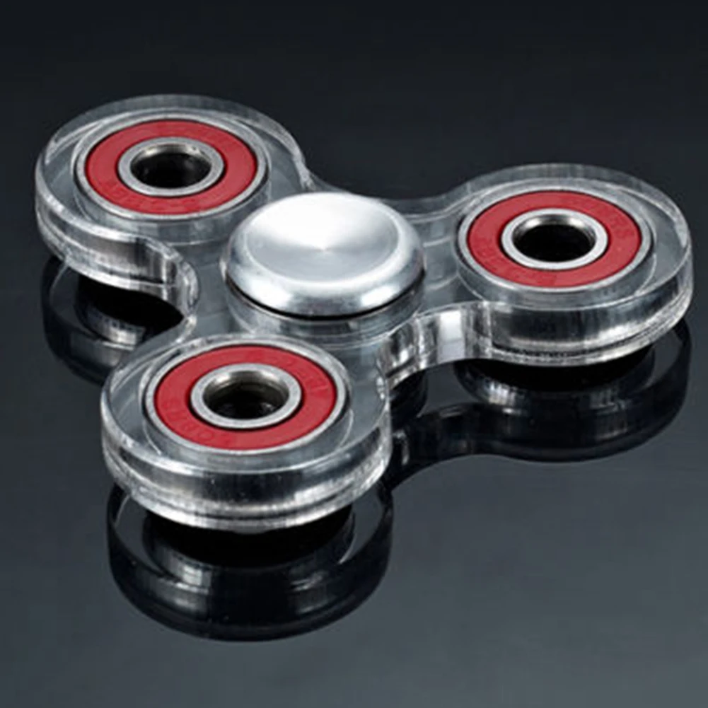 Прозрачный палец блесны Непоседа ручной Spinner взрослых детей Игрушки-антистресс |
