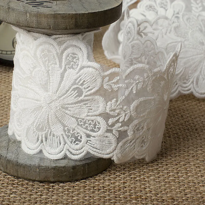 Высококачественная кружевная отделка по краям 6 см вышивка сделай сам аксессуары