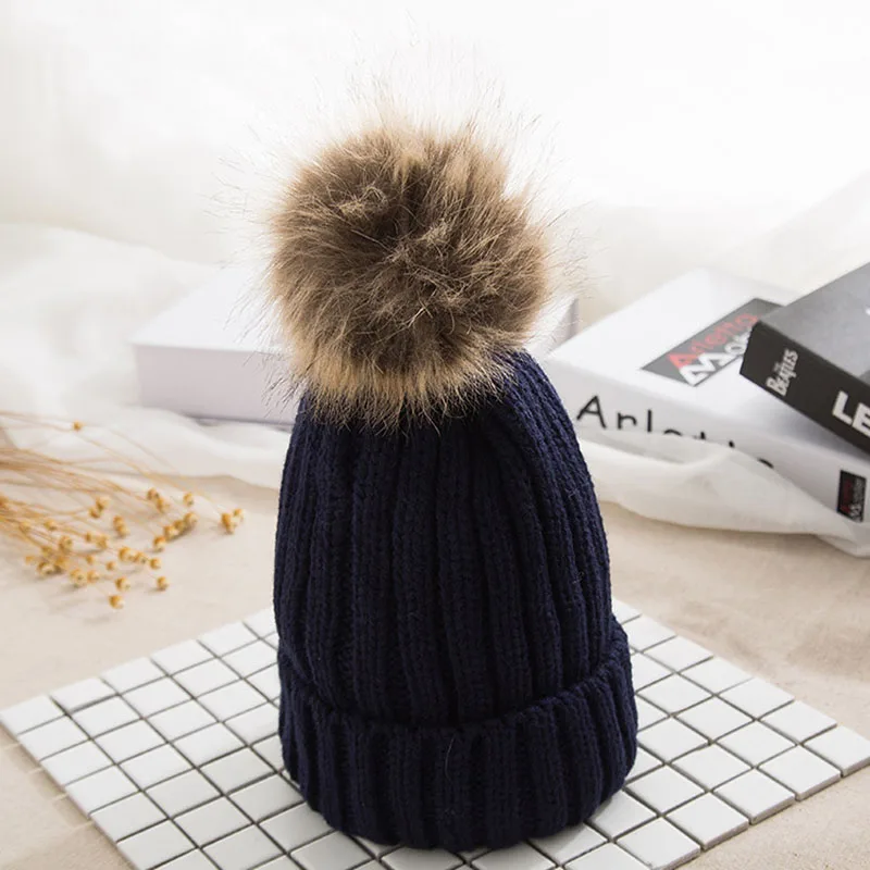 Hat Winter Creative New Wool Women Thick Warm Ball Knit Beanie Pom Dropshipping 2018 Casual | Аксессуары для одежды