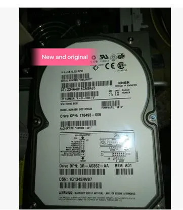 100% новый в коробке 1 год гарантии 18,2 GB 176493-006 152191-001 10K 18G требуется больше фото под углом, пожалуйста, свяжитесь со мной