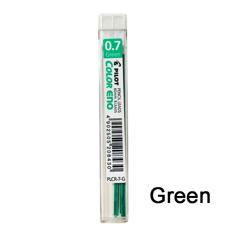 GREEN Refill Pilot 1 шт. HCR-197 Eno 0,7 мм механические карандаши 8 цветов механические карандаши или заправки для офиса и школы канцелярские принадлежности - Цвет: GREEN Refill