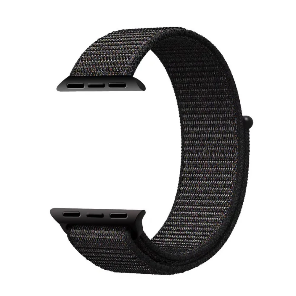 LEONIDAS дышащая нейлоновая Спортивная петля для Apple Watch серии 3 2 1 42 мм 38 полоса