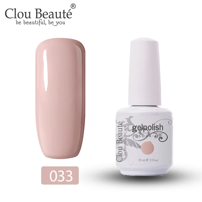 Clou Beaute 15 мл 47 цветов Гель-лак УФ-лак Полупостоянный лак Гель-лак для ногтей впитывающий Гибридный гвоздь художественный Гель-лак для ногтей