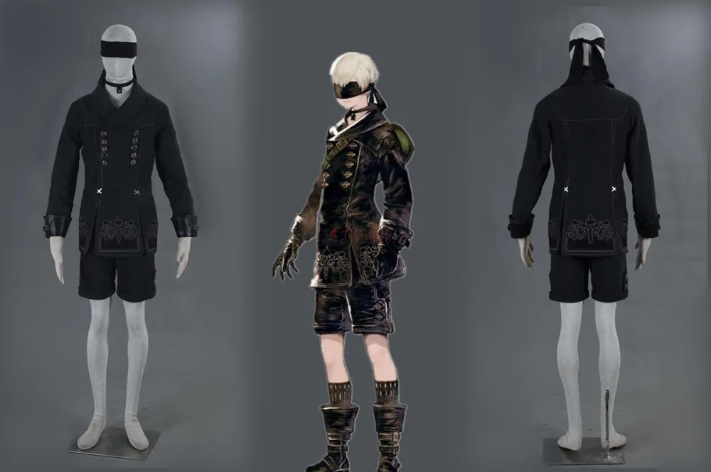 Athemis NieR Automata Косплей костюмы йорха № 9 Тип S Косплей Костюм