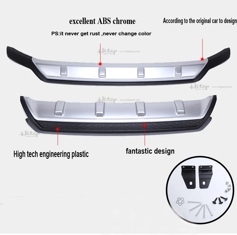 New arrival bumper cover guard skid plate for RX200T RX450H.2016-2017+ thick ABS chrome.ISO quality factory.Asia free shipping. |