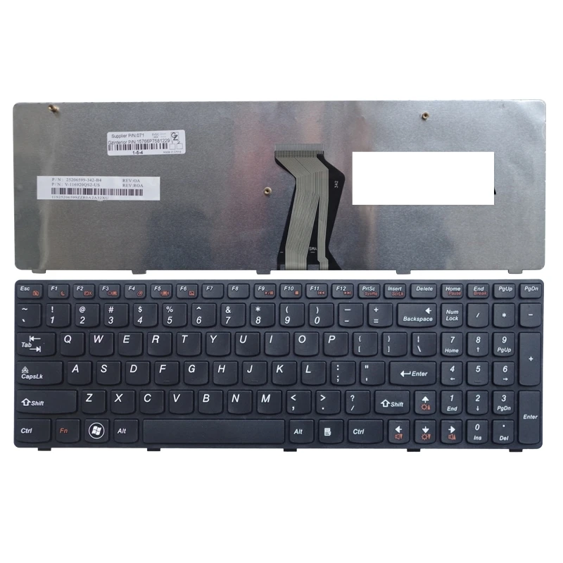 Сменная клавиатура для ноутбука Lenovo G580 Z580 G580A V580A Z580A G580AH G580AM G580G G585 G585A G585AR B580 G590