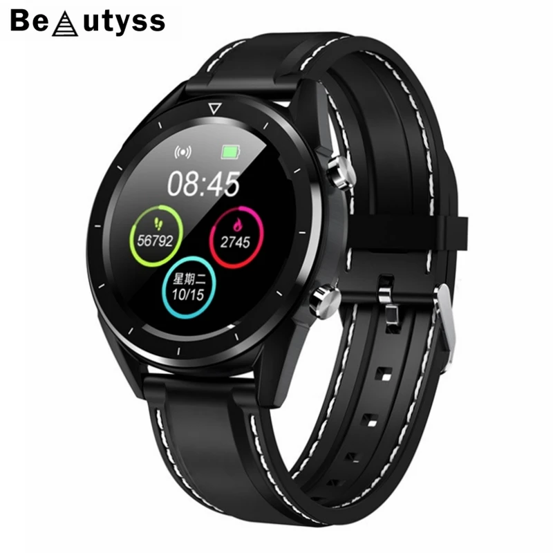 Beautyss мужские Смарт-часы IP67 водонепроницаемые часы для мужчин t ECG монитор