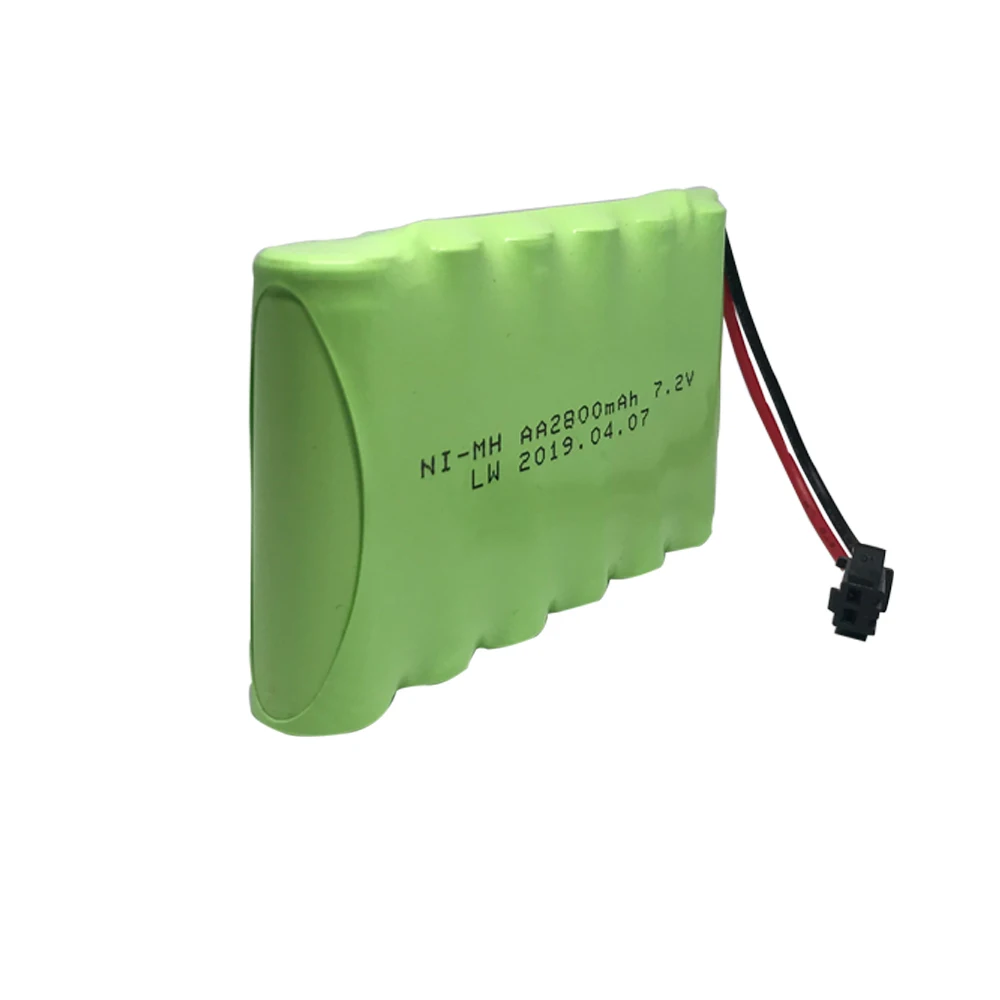 7,2 V 2800mah AA Ni-MH батарея SM вилка с зарядным устройством набор большой емкости электрические игрушки батарея дистанционного управления автомобиль корабль Робот 7,2 v батарея