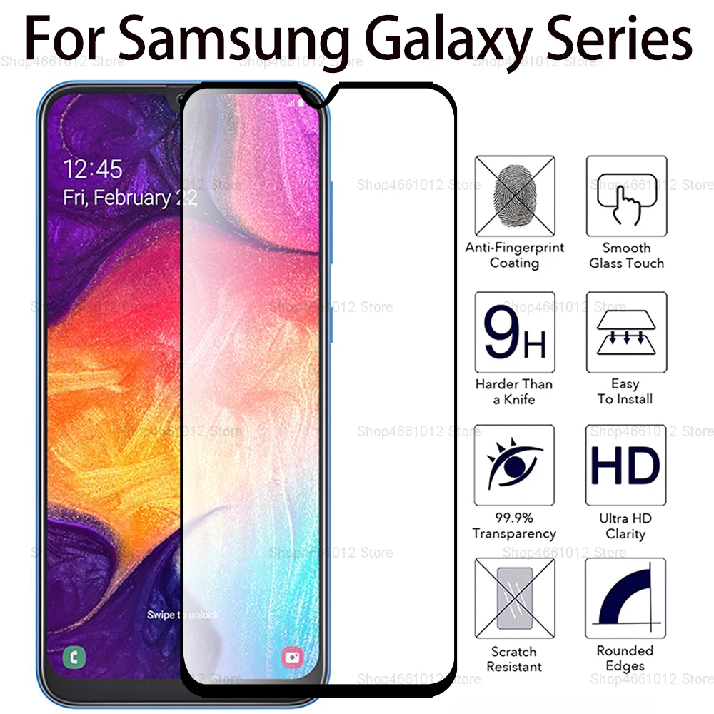 Для Samsung Galaxy A70 A50 A40 защитное стекло на экран для A 70 50 40 A30 полное покрытие защита