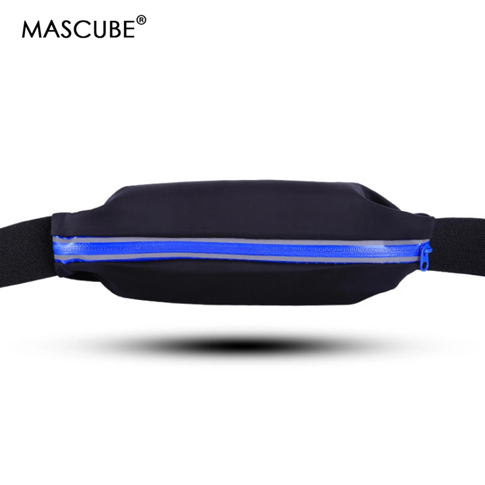 MASCUBE водонепроницаемая Спортивная поясная сумка для бега тренировки эластичные