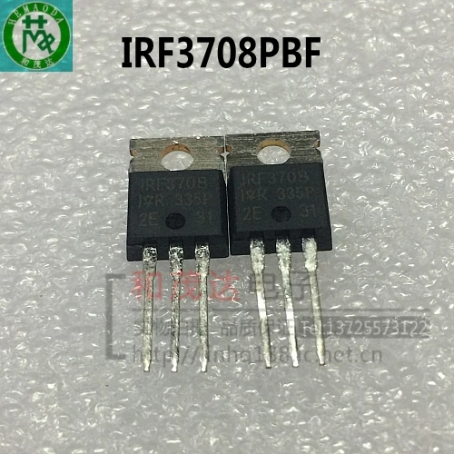 

Оригинальный Новый 5 шт./IRF3708PBF IRF3708 62A30V TO-220 TO220