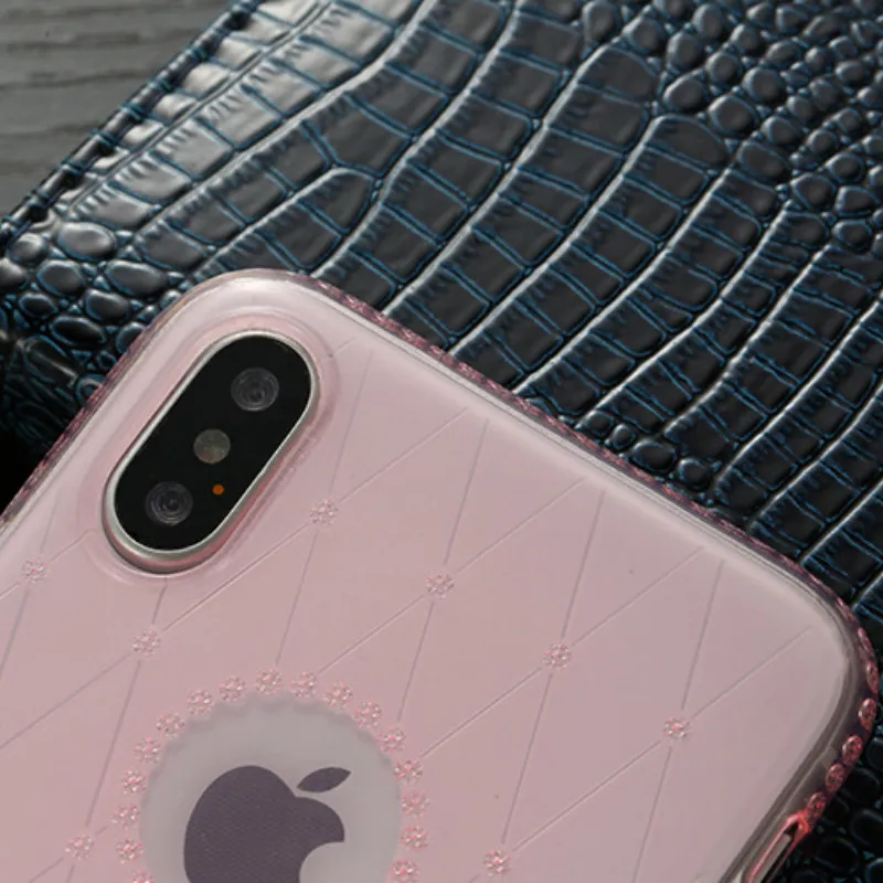 Новый сверлильный мобильный чехол для iPhone X 5s SE 6 7 6S 8 Роскошный из мягкого ТПУ Plus |