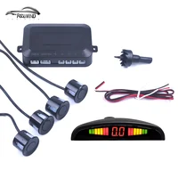 Car Auto Parktronic LED Parking Sensor With 4 Sensors Reverse Backup Car Parking Radar Monitor Detector System Backlight Display