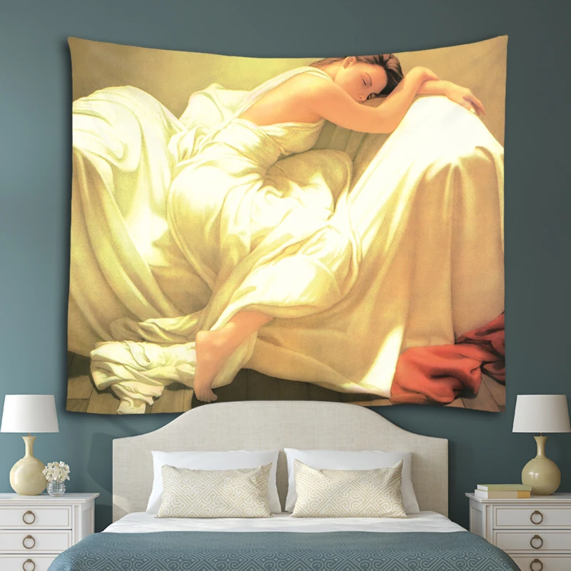 Гобелен в европейском стиле индийская мандала настенный художественный гобелен