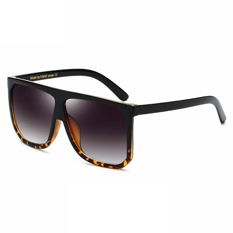 C2 Винтажные Солнцезащитные очки Oculos De Sol UV400 квадратная брендовая дизайнерская большая оправа женские солнцезащитные очки с градиентом - Цвет линз: C2