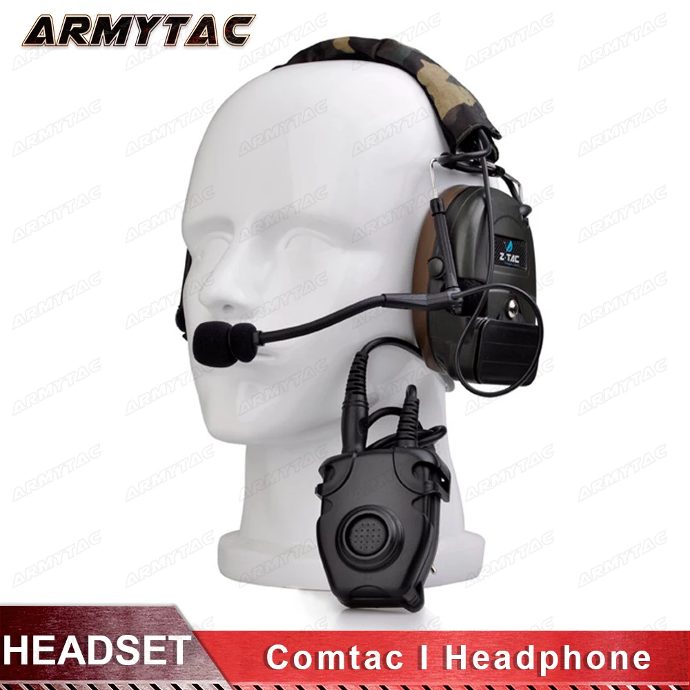 Airsoft Comtac Z 054 zComtac I гарнитура стиль тактическая OD шлем шумоподавляющие
