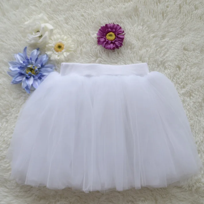 2018 детская одежда Яркие Цвет летние юбка-пачка для девочек юбка маленьких