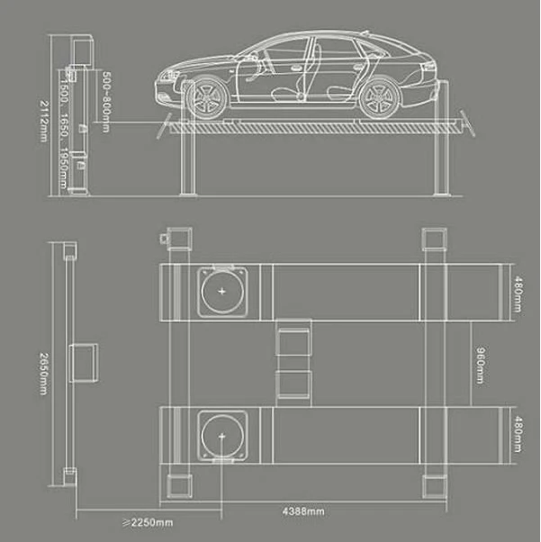 Расширенная б/у машина для выравнивания колес 3D модельная Четырехпозиционный
