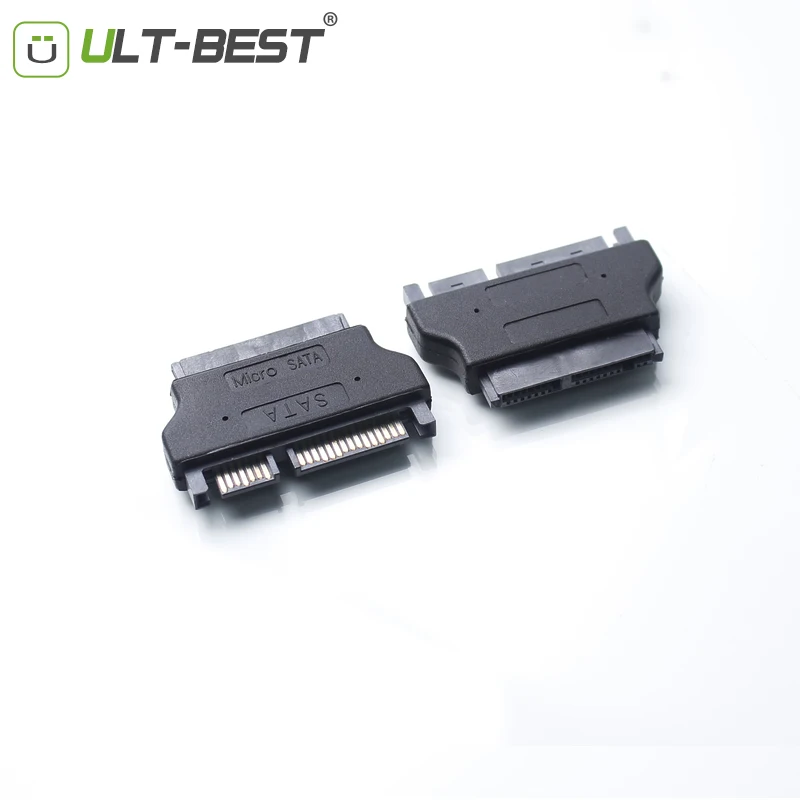 Адаптер конвертер SATA Micro 7 + 15 22P черный|adapter sata|micro satasata male |
