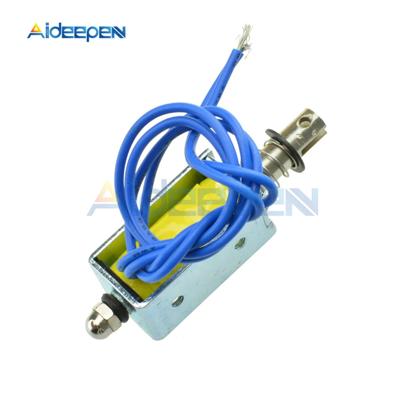 ZYE1 0530 катушка соленоида с открытой рамой DC 12V 1A 10 мм ход Mayitr миниатюрный толкатель