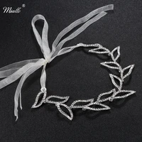 miallo fashion austrian crystal leaves women headband wedding hairpieces bridal hair jewelry accessories headdress brides tiara