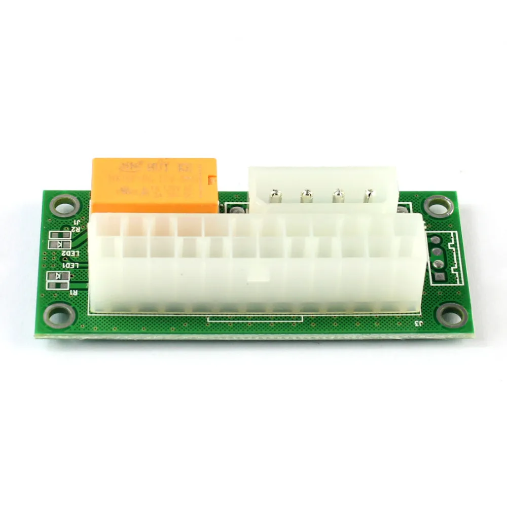 ATX 24Pin к Molex 4Pin Dual PSU источник питания синхронизация стартер удлинитель Кабель
